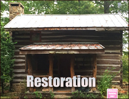 Historic Log Cabin Restoration  Ethelsville, Alabama